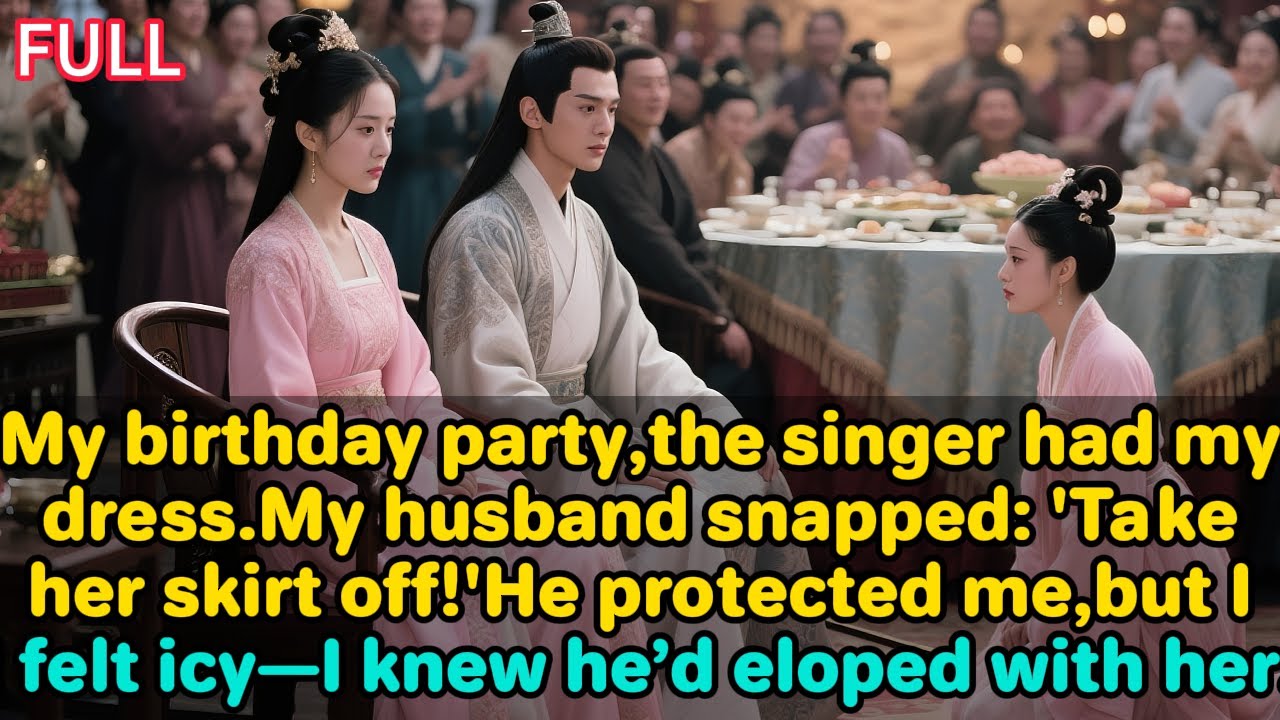 The singer had my dress. My husband snapped: 'Take her skirt off!'He protected me, but I felt icy...