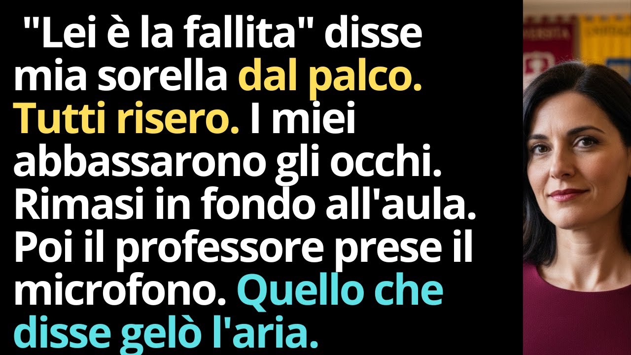 Mi Ha Umiliato Davanti A Tutti Alla Sua Laurea—Ma Il Professore Aveva Una Rivelazione Scioccante...