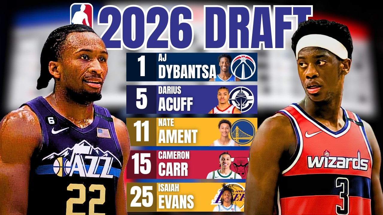 2026 NBA Mock Draft 8.0 | Post-Lottery First Round Edition
