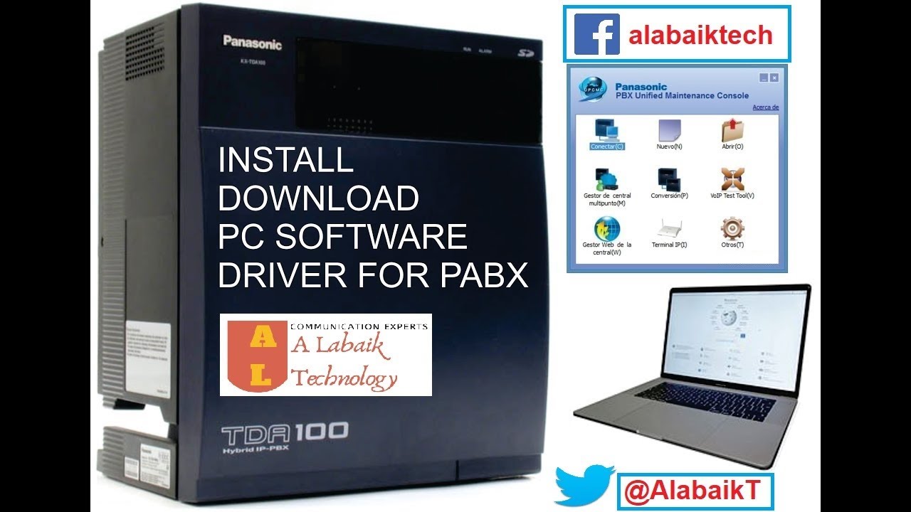 How to install Panasonic KX-PABX TDA100/200/600 PC SOFTWARE