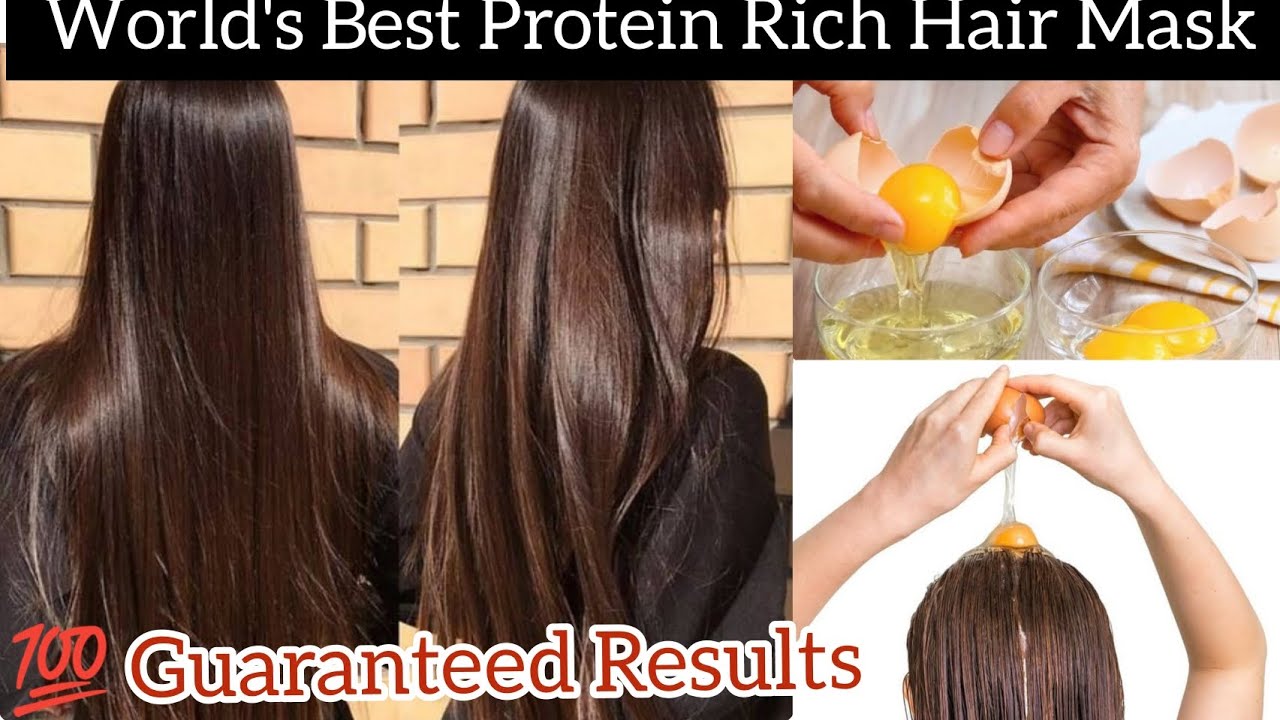 World's Best Protein Rich Hair Mask ⏬ Egg Yolk Hair Mask For Extreme Hair growth, Silky,Smooth Hair|