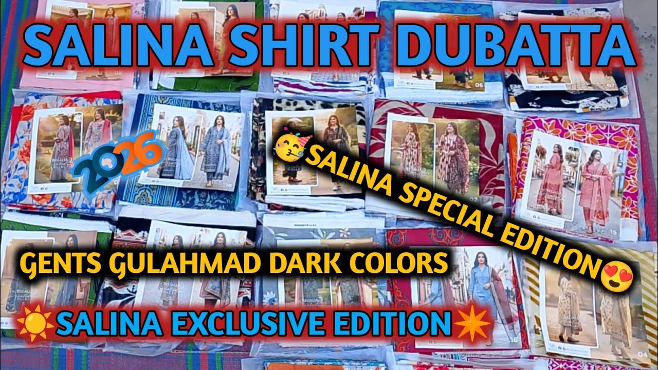 SALINA REGALIA SPECIAL & EXCLUSIVE EDITION😍/ SALINA SHIRT DUBATTA #Salinatextile #smfabricstore 
