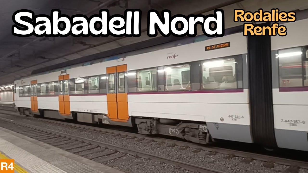 RODALIES RENFE CERCANÍAS-SABADELL NORD estación intercambiador