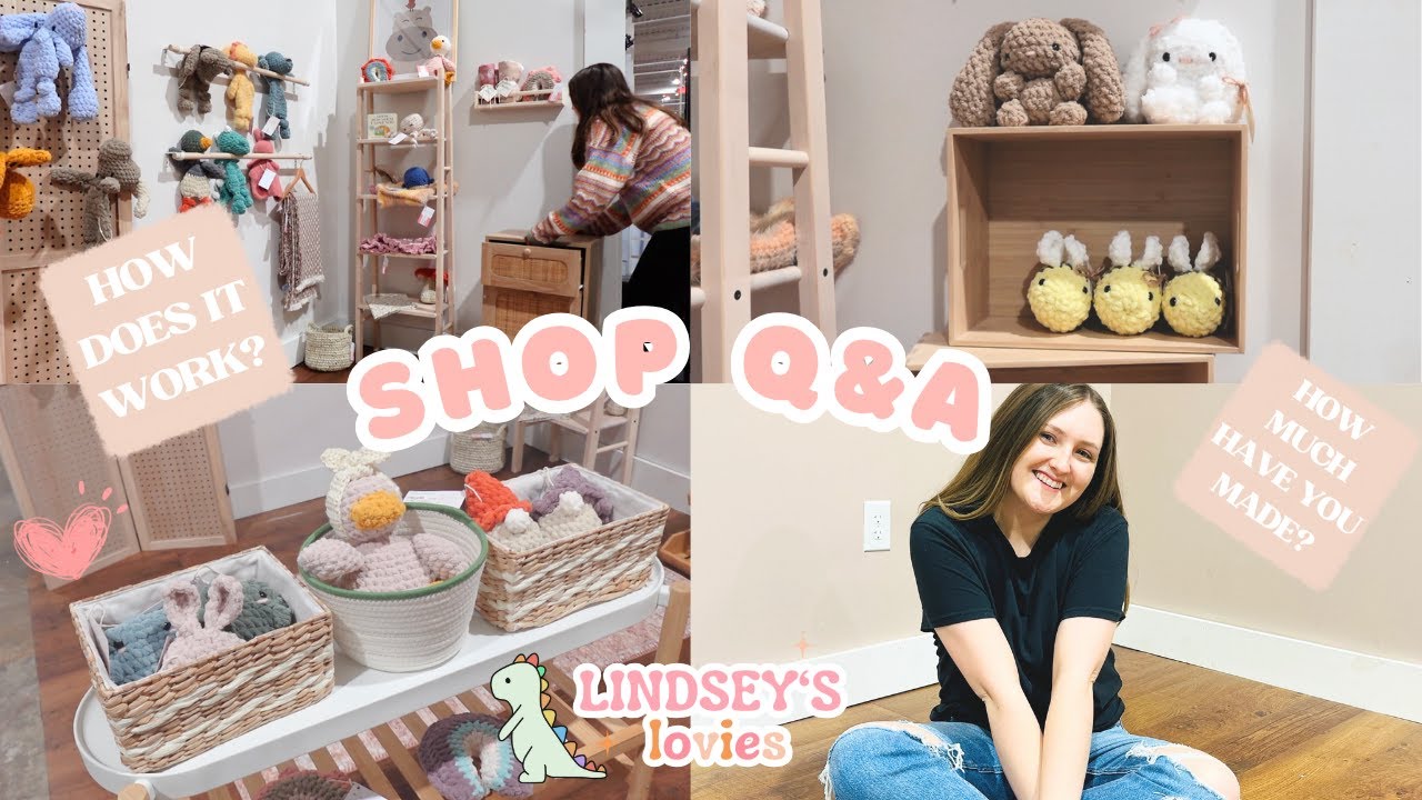 SHOP Q&A || How Painted Tree Boutiques works, How much I have made running my crochet boutique