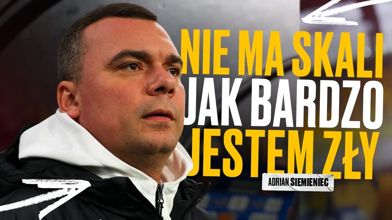 A. SIEMIENIEC: NIE MA SKALI JAK BARDZO JESTEM ZŁY. Konferencja po meczu Pucharowym z GKS