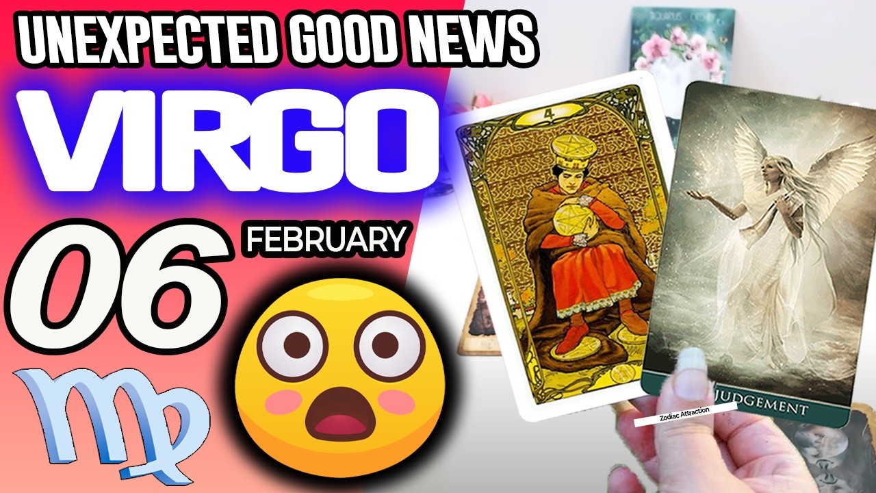 Virgo ♍😃 UNEXPECTED GOOD NEWS 😲 horoscope for today FEBRUARY 6 2026 ♍ #virgo tarot FEBRUARY