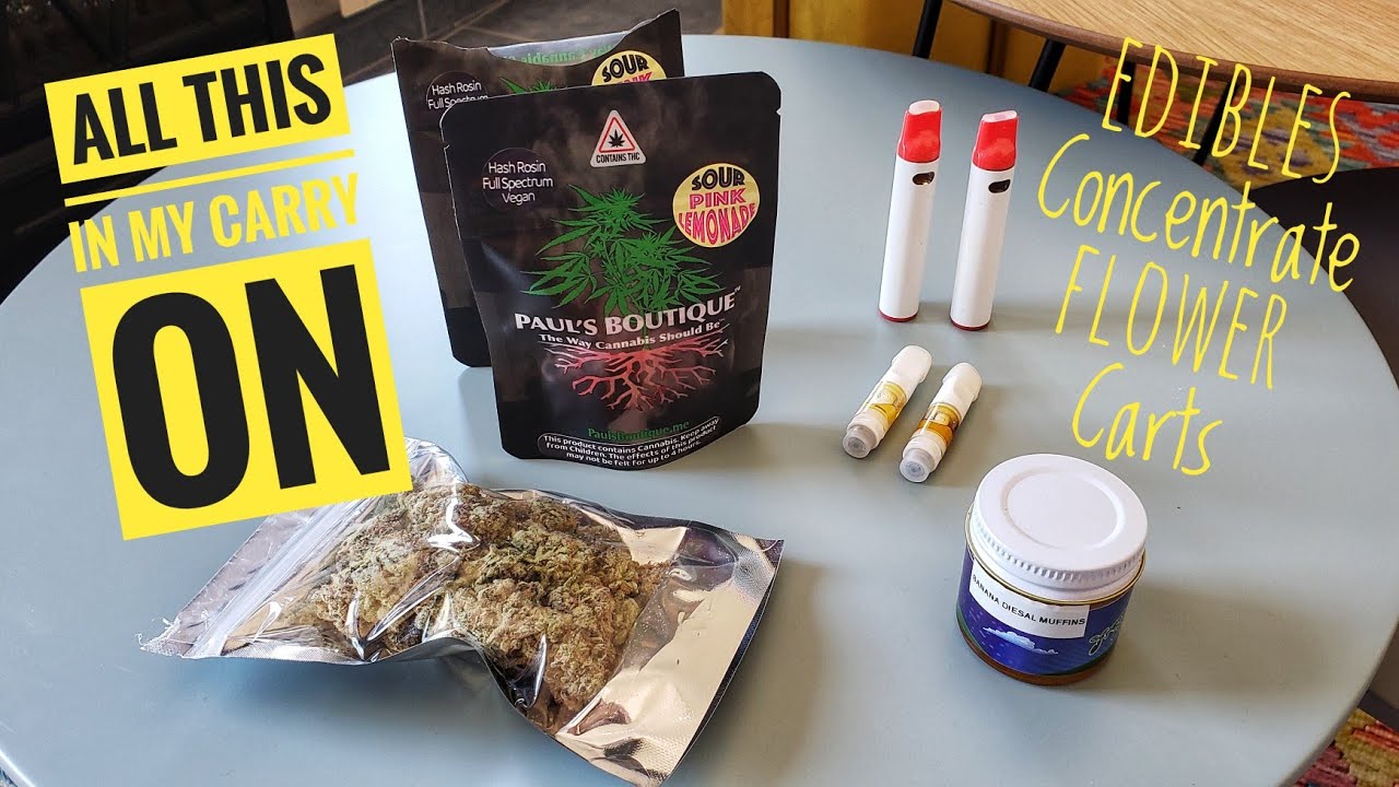 Flying With Flower, Concentrate, Edibles, Carts 2024 #weed #cannabis #travel