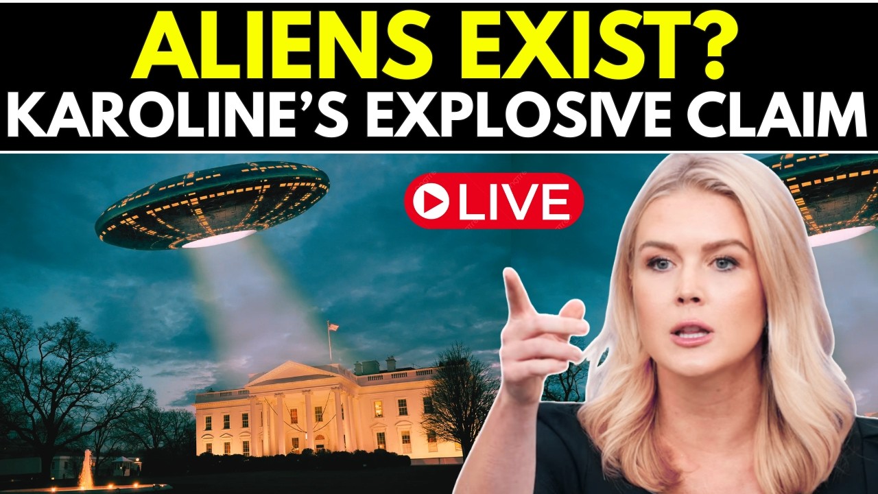 US News Live | Trump Admin Believes Aliens Are Real After Obama Remarks? | Karoline Leavitt Responds