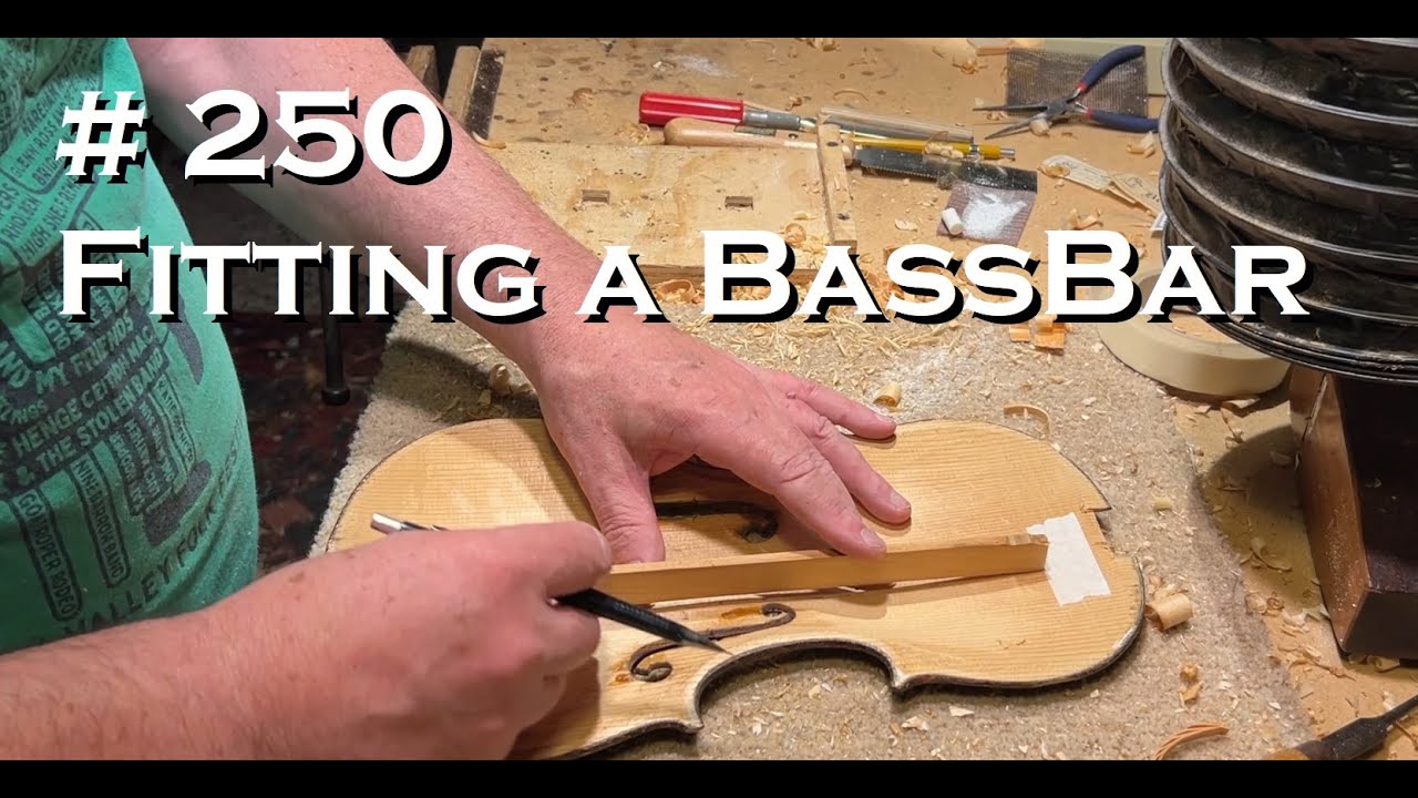# 250 - Fitting and shaping a violin bass bar