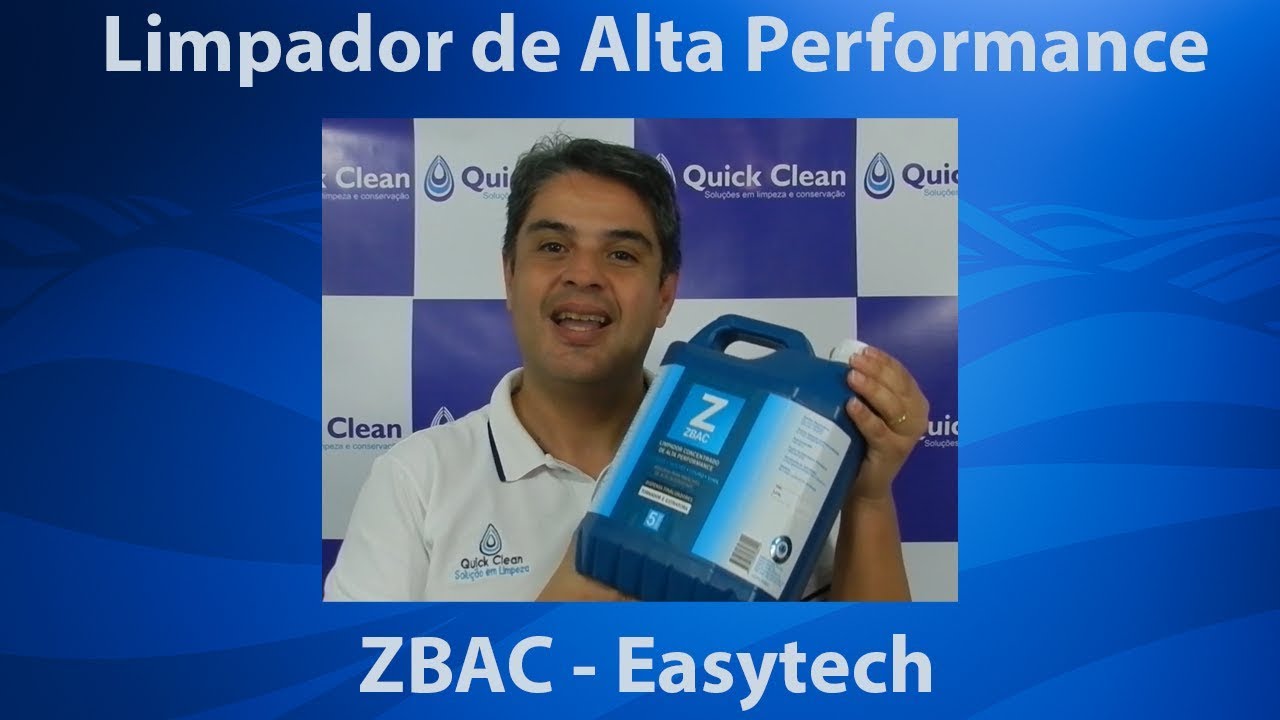 Limpador de Alta Performance Zbac Easytech | Quick Clean