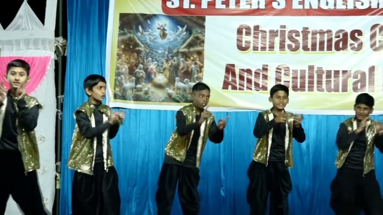 Christmas celebration at St. Peter's English Medium school Bodwad Dec. 25