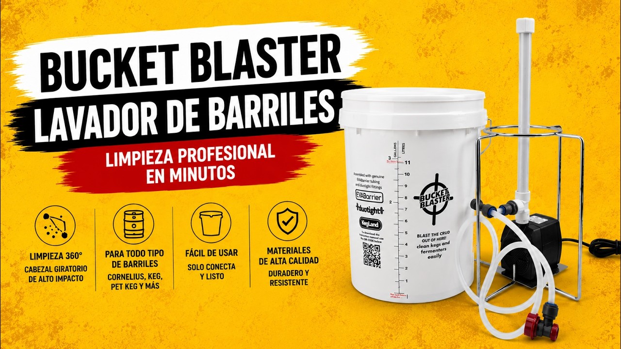 Como usar nuestro Bucket Blaster | Cerveza Artesanal
