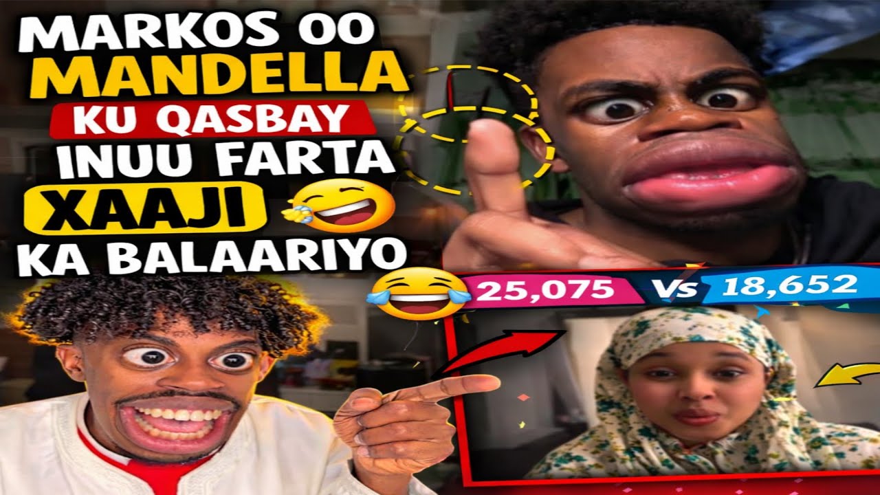 Markos Oo Mandela Ku Qasbay Inuu Farta Xaaji Ka Balaariyo 😂🤣😂😂