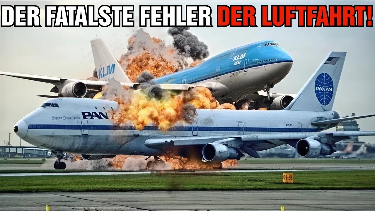 NEBEL DES TODES! Die Schrecklichste Frontalkollision Der Weltweiten Luftfahrtgeschichte:KLM vs PanAm