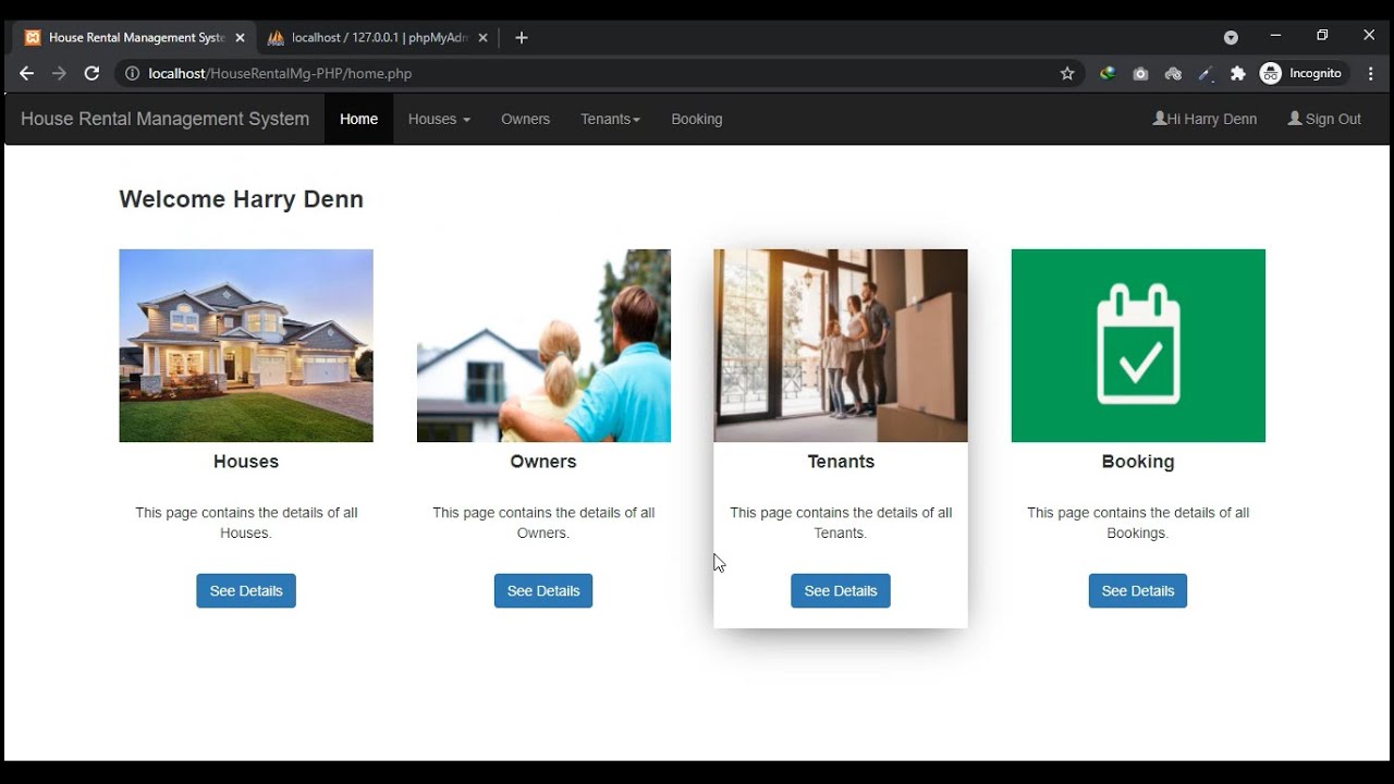 House Rental Management System in PHP MySQL with Source Code - CodeAstro
