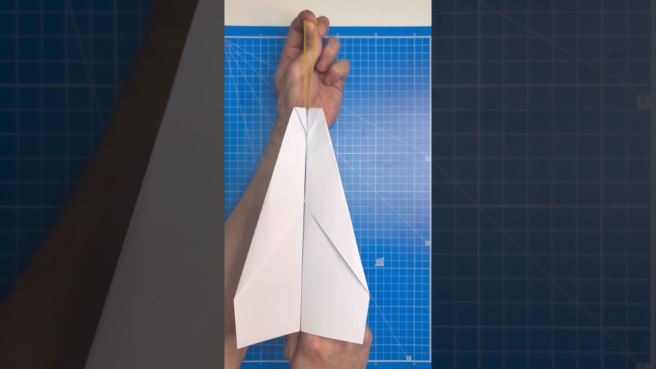 my best rubber-band fast plane paper tutorial