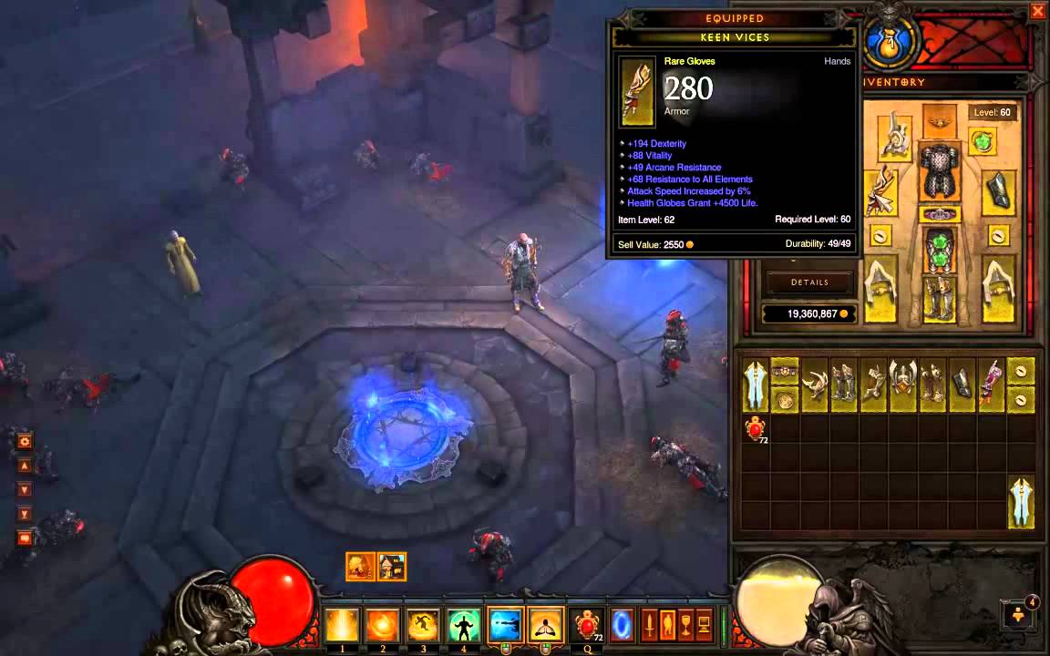 Diablo 3 Monk Gear, Skills and Stats Professional Solo Elite Inferno