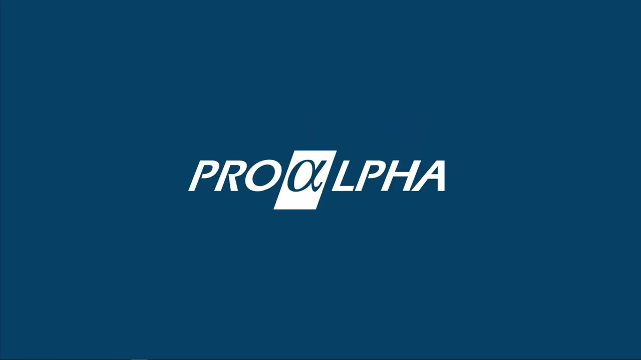 ProALPHA ERP User Workspace