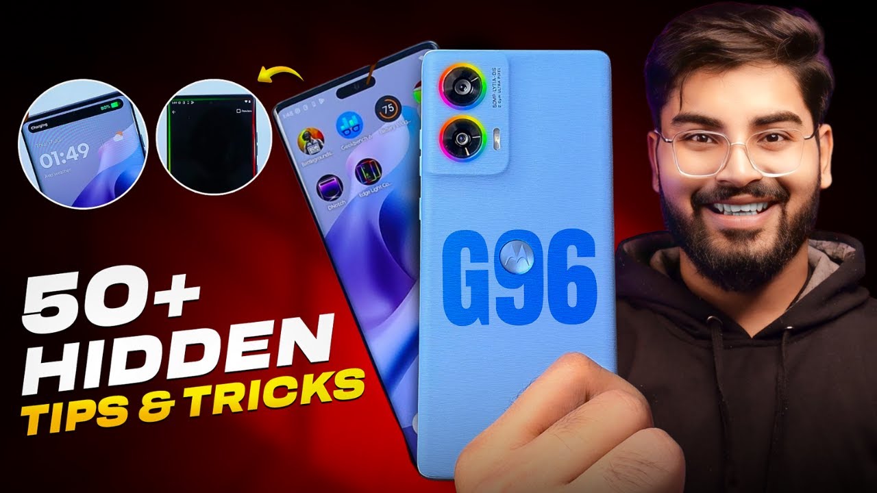 Moto G96 5G Tips and Tricks & Hidden Features in Hindi 😱 SUPER Secret Settings