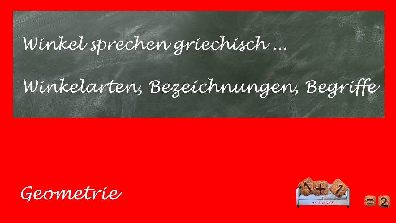 Winkel sprechen griechisch
