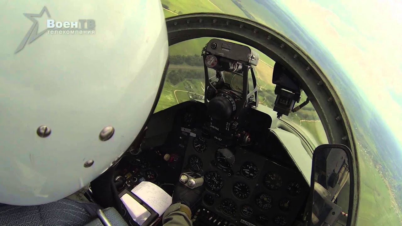 Полёт L-39. Видео из кабины пилота