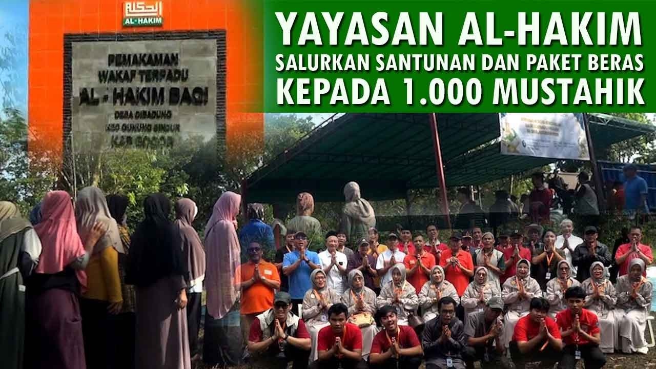 INDOTV | Yayasan Alhakim Salurkan Santunan Dan Beras Kepada 1.000 Mustahik