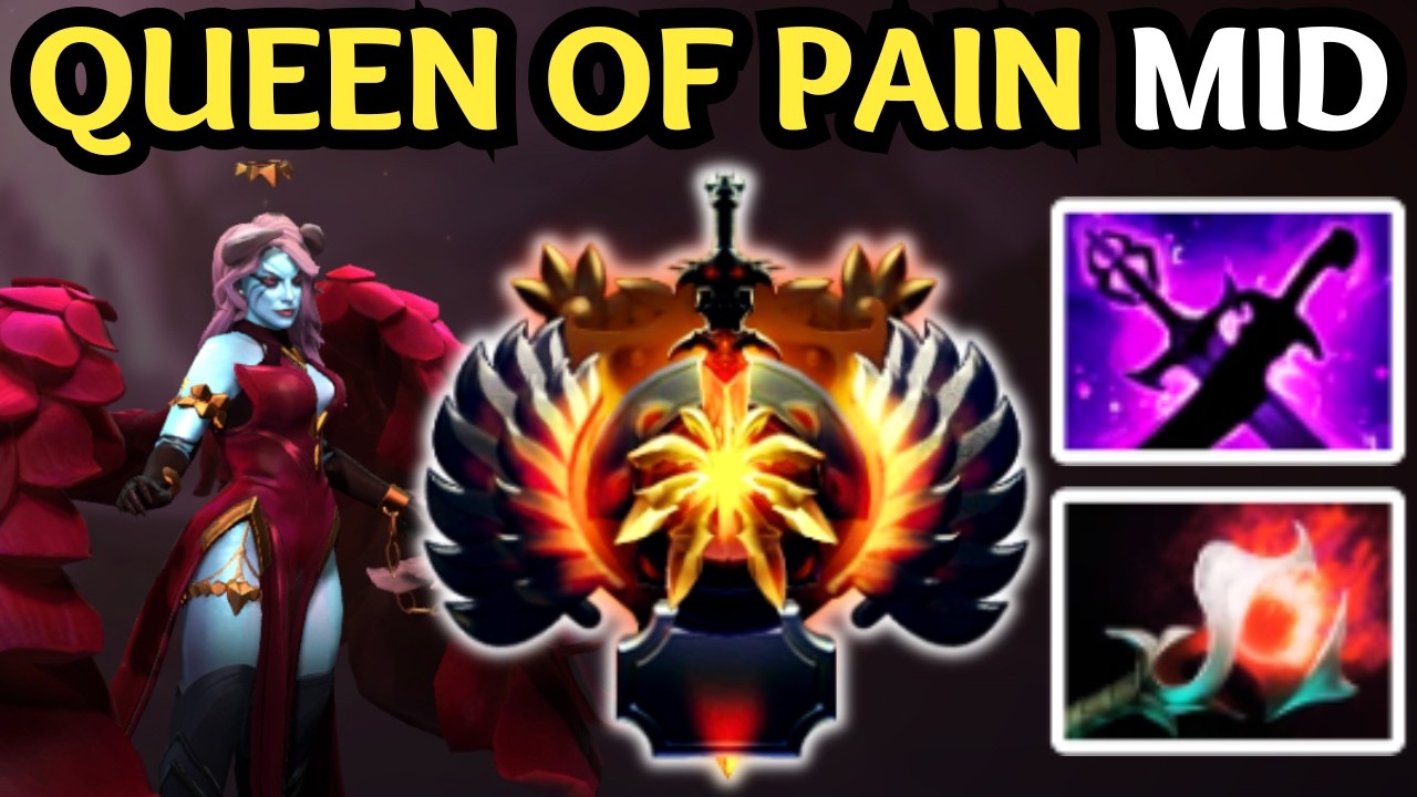 🔥 QUEEN OF PAIN MID — BLINK 😈 SCREAM 😈 SONIC WAVE 😈 | DOTA 2 🔥