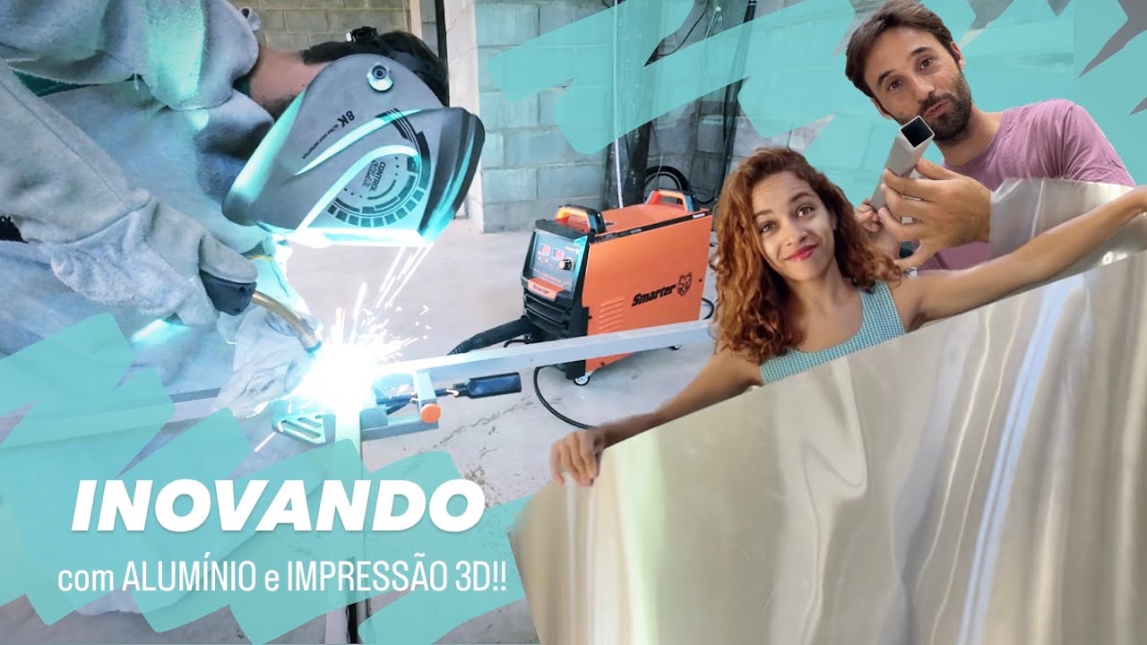 Construindo nossos móveis com ALUMÍNIO e IMPRESSÃO 3D!