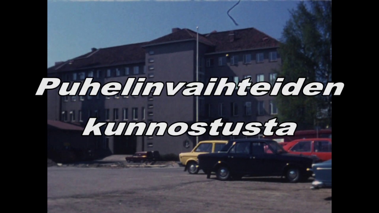 Puhelinvaihteiden kunnostusta 1979
