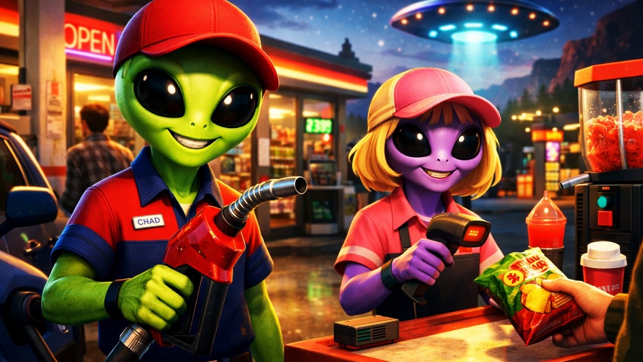 We’re Aliens Running a Gas Station…