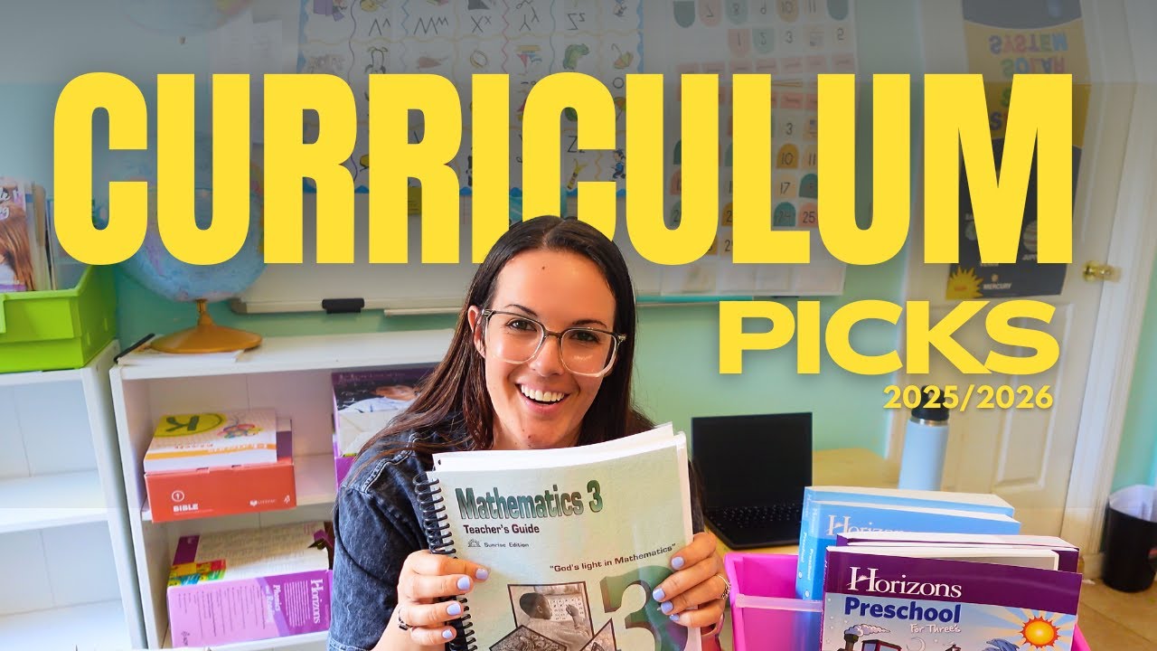 📚 Our 2025–2026 Homeschool Curriculum Picks! 🏡 Third Grade, Kindergarten, and Preschool Choices