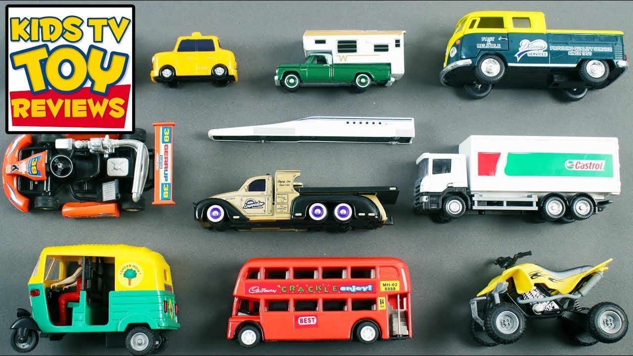 Learn City Vehicles With Toys For Children