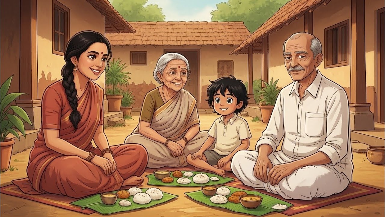 A Quite Pongal Morning in Our Village 🌾 | Ghibli Village Life