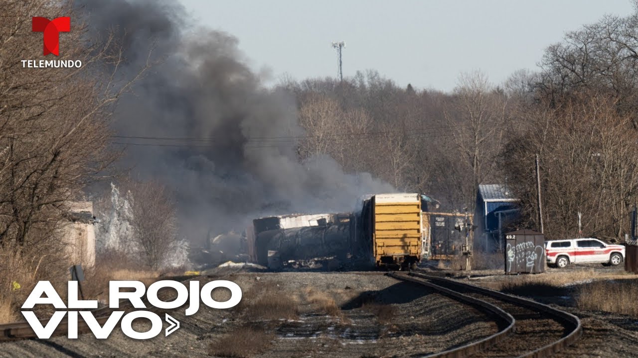 Ohio se encuentra en estado de emergencia por el descarrilamiento de un tren