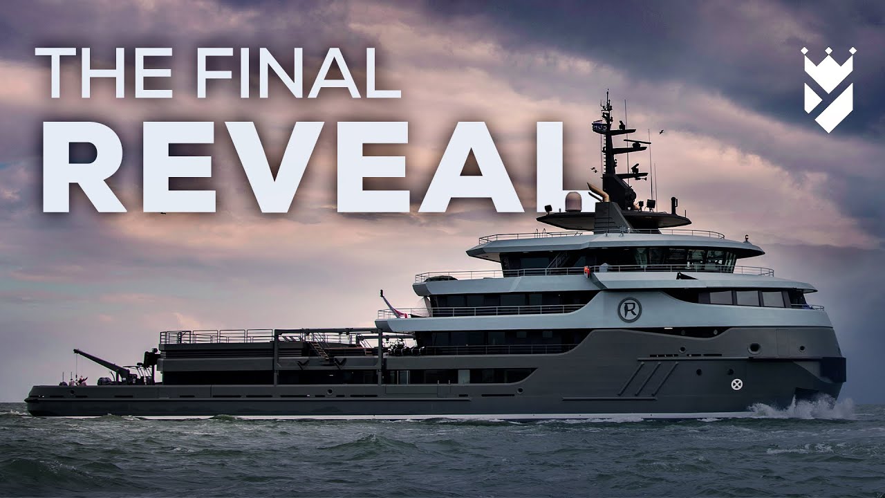 EXTRAORDINARY ICON'S EXPLORER YACHT RAGNAR LAUNCHED AND DELIVERED. UNIQUE FOOTAGE!