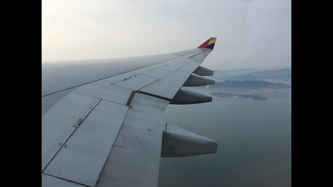 Asiana Airlines Airbus A330-300 Takeoff from Seoul Incheon Airport