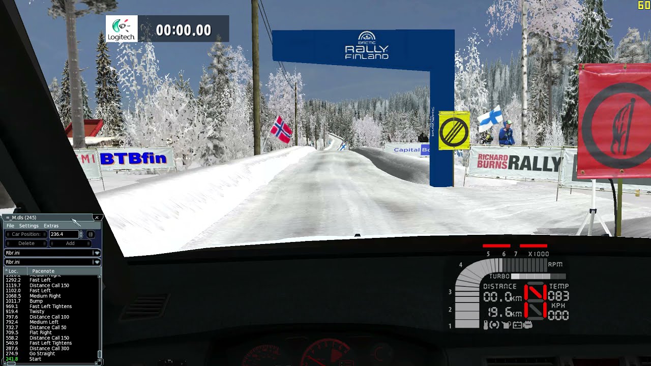 Kaihuavaara 19,9km RSF-online 2021 Arctic eRally Finland by BTBfin RALLYsim Richard Burns Rally