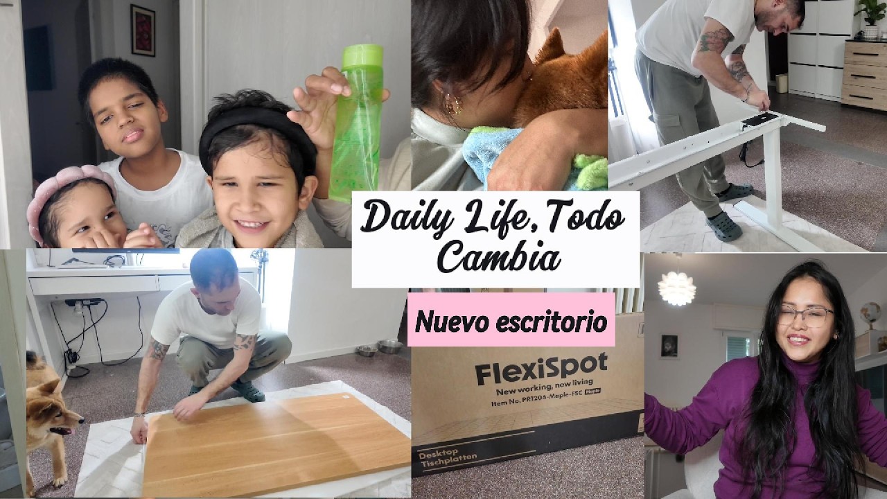 👉 La vida nos responde: la familia de siempre y mi nuevo escritorio electrónico Flexispot