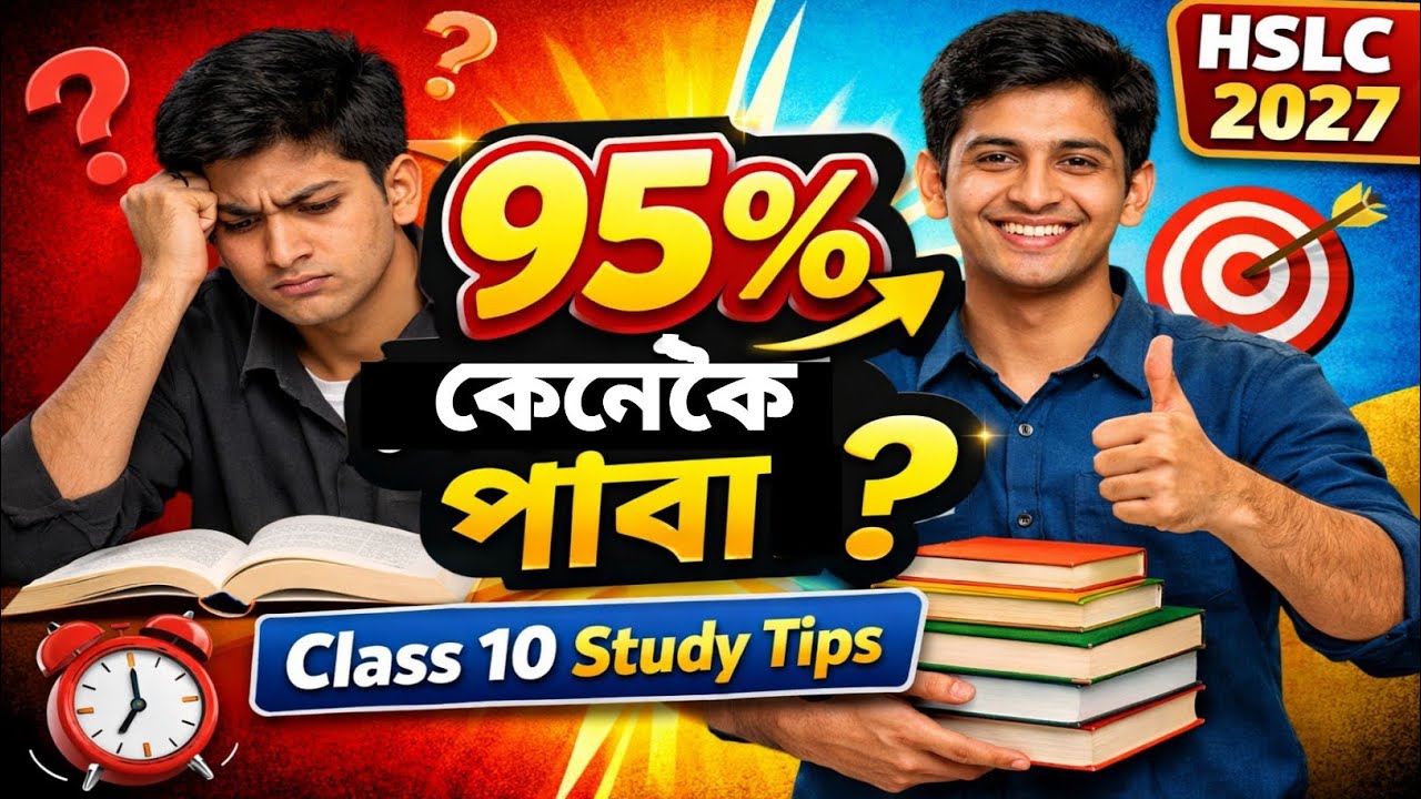 Class 10 ত কেনেকৈ পঢ়িবা ? | HSLC 2027 | 95% পোৱাৰ পদ্ধতি | Study Tips | Knowledge Hub Science 