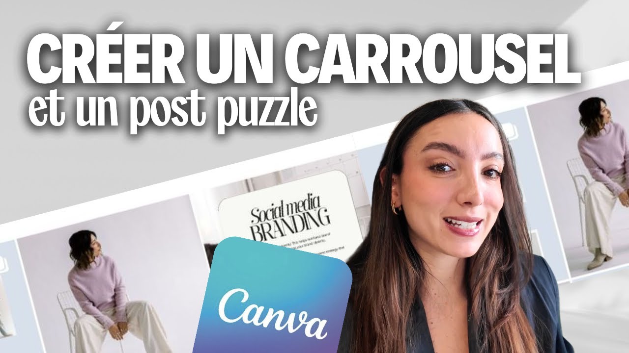 Cr&eacute;er un carrousel ou un post puzzle sur Canva en 3 MINUTES