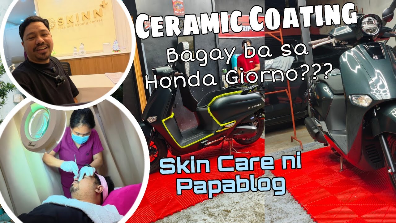 HONDA GIORNO CERAMIC COATING | SKIN CARE!
