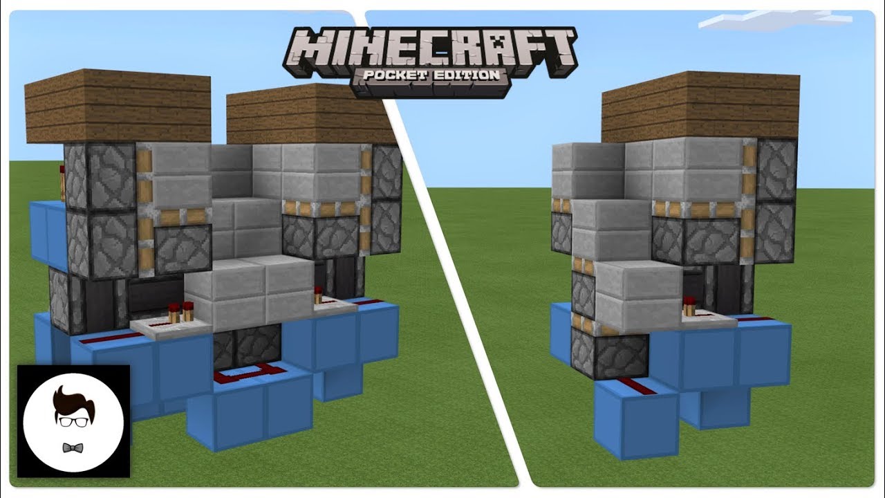 Minecraft PE SMALLEST DROP DOWN STAIRCASE (PE/Xbox/Windows10/Switch)