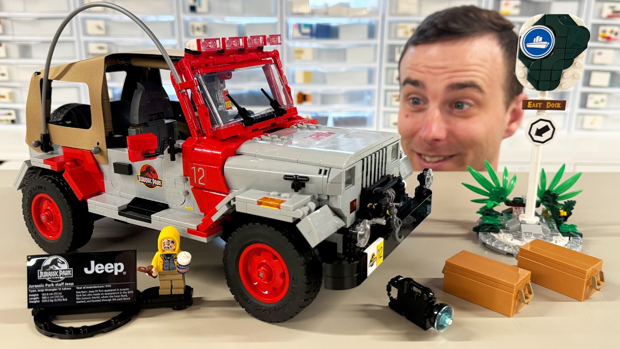 Обзор LEGO Jurassic Park Jeep Wrangler