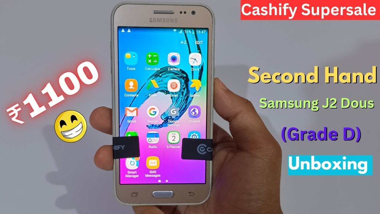 Unboxing Samsung Galaxy J2 Dous📱 | Grade D | Cashify Supersale | Refurbished Samsung Phone
