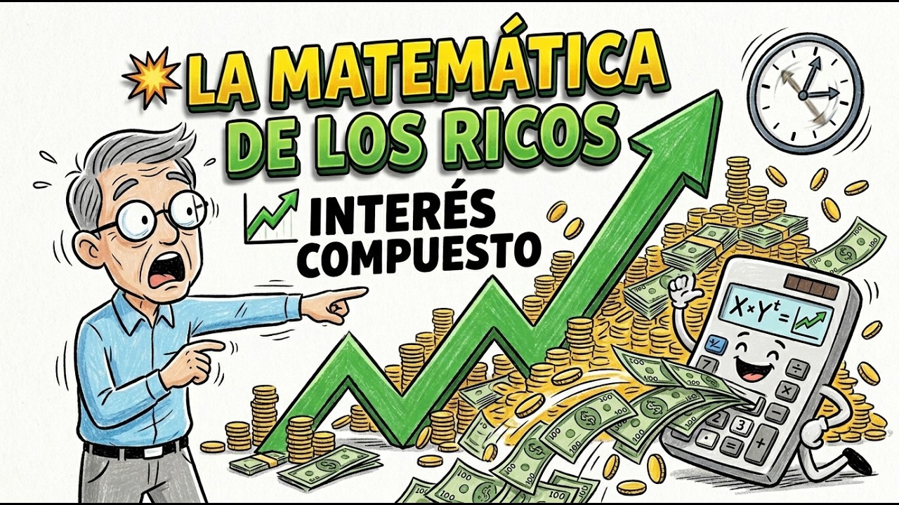 La MATEMÁTICA BRUTAL de la RIQUEZA 💰  Cómo el INTERÉS COMPUESTO Hace Ricos a Pocos y Pobres a Mu