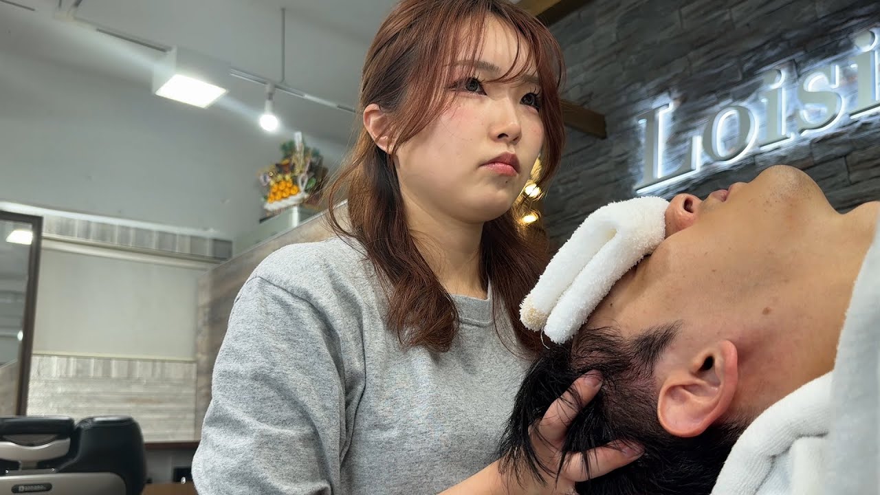 💈 [ASMR] The ultimate relaxation! Relaxing shave and massage「Loisirs Kmeari」 #haircut