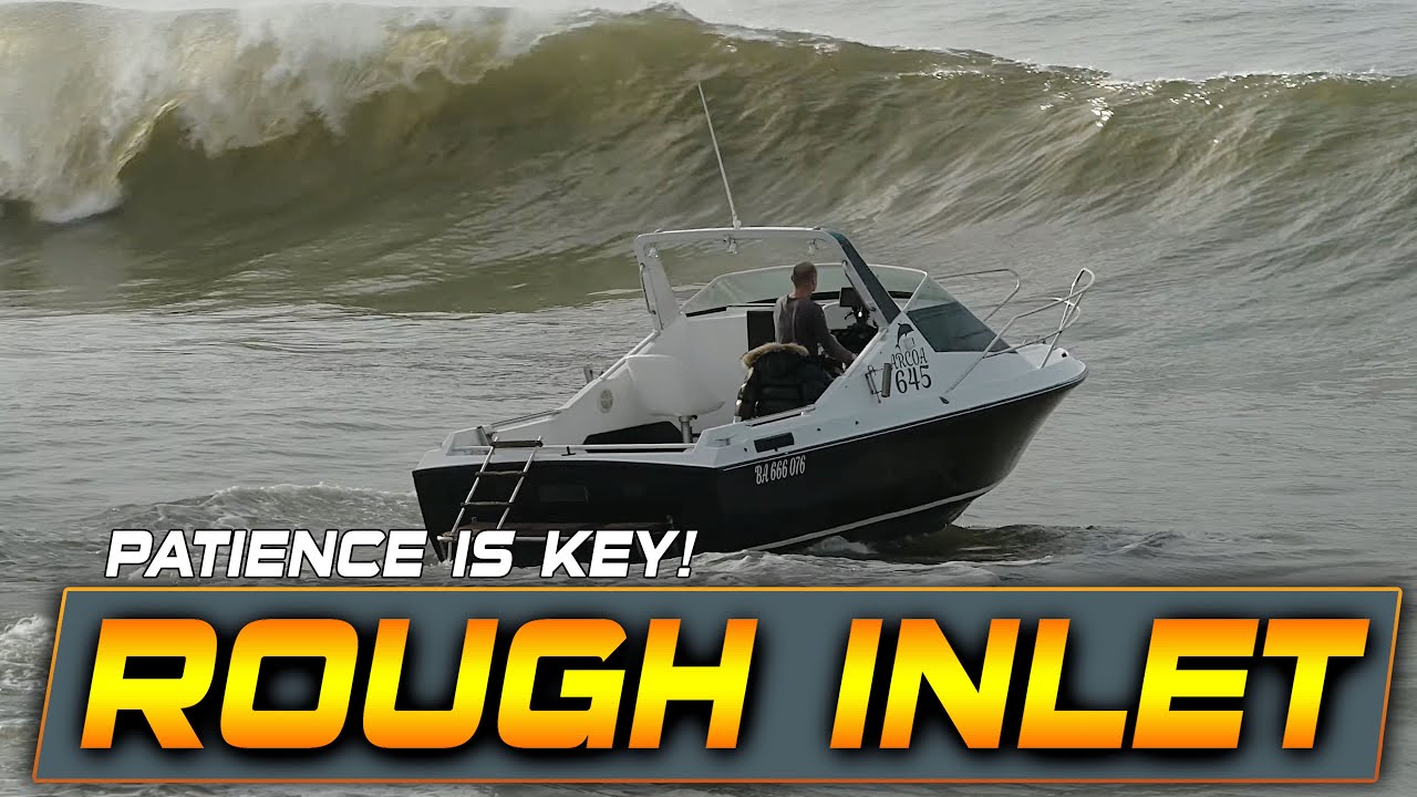 BOAT BURIED IN MONSTER WAVES AT CAPBRETON INLET | BOAT ZONE