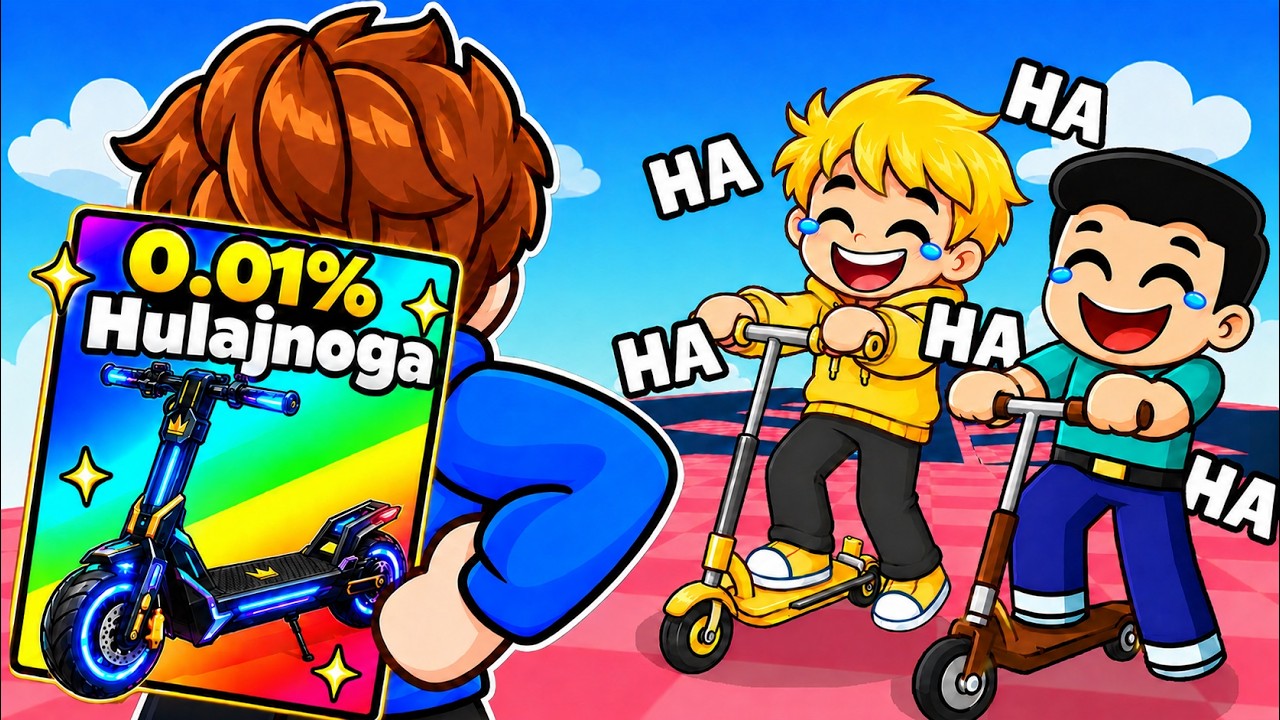 UDAJE NOOBA a potem UŻYWAM NAJLEPSZEJ HULAJNOGI w Roblox!