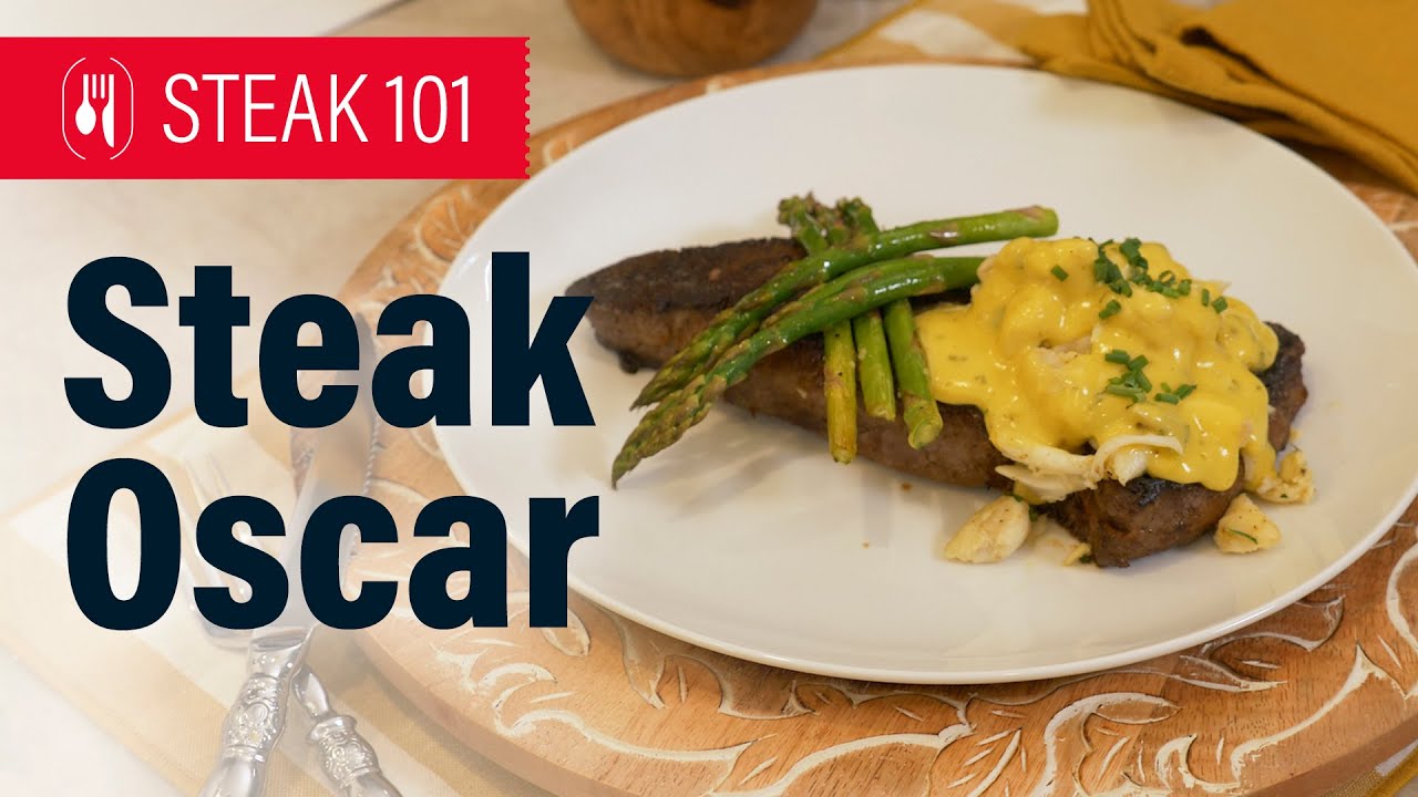 How to make Steak Oscar Style - Surf and Turf!