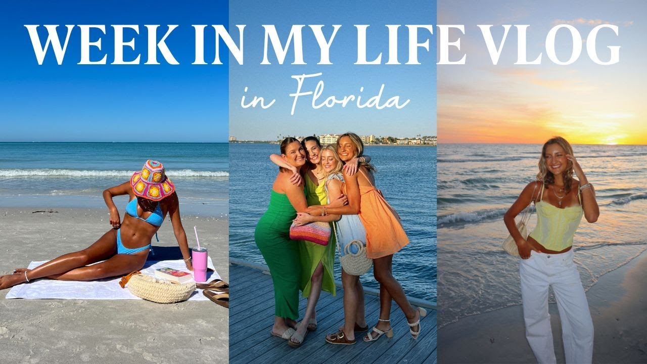 WEEK IN MY LIFE IN FLORIDA || new airbnb, beach days & college reunion